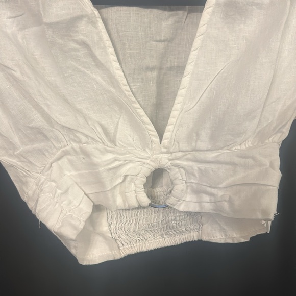 Linen Crop Top (XS) - Picture 6 of 8